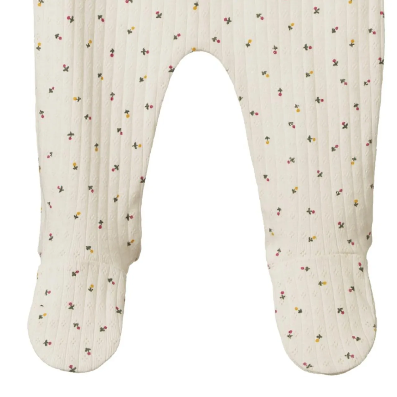 Tops & Pants|Sleepwear & Pjs*Nature Baby Pointelle Footed Romper
