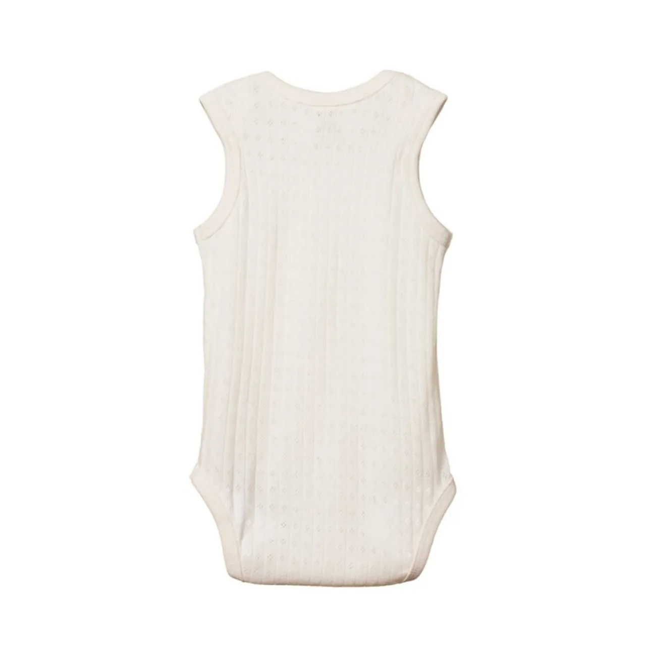 Bodysuits & Singlets*Nature Baby Pointelle Singlet Bodysuit Natural
