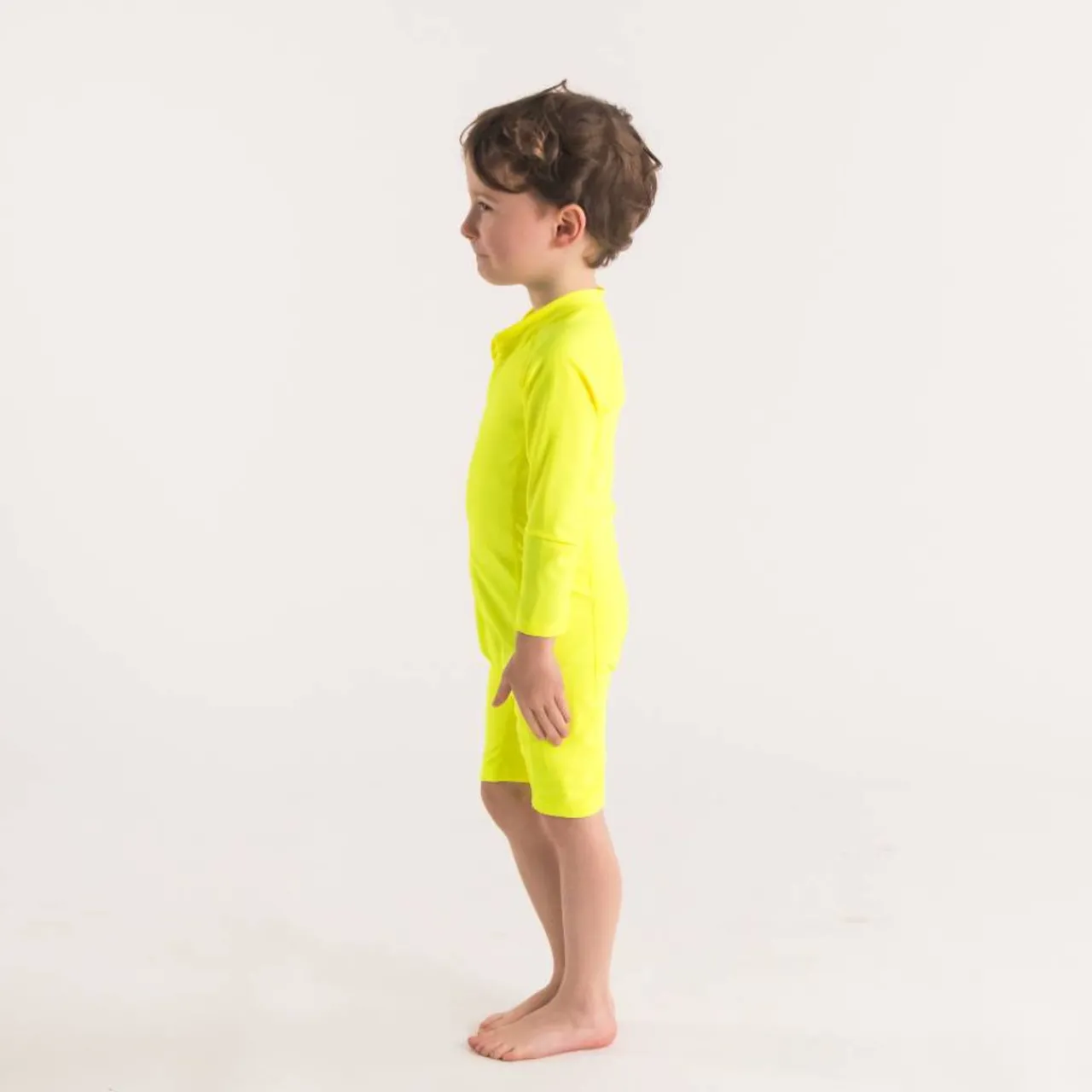 Sun & Swim*Nestling Neon by UPF50+ Shortie Swimmers - Big Kids