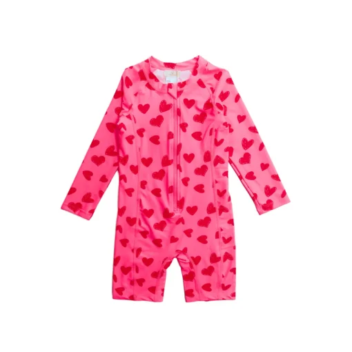 Sun & Swim*Nestling Neon by UPF50+ Shortie Swimmers - Big Kids
