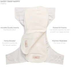 Nappies, Wipes & Wet Bags|Nappies & Training Pants*Nestling Snap Nappy Complete