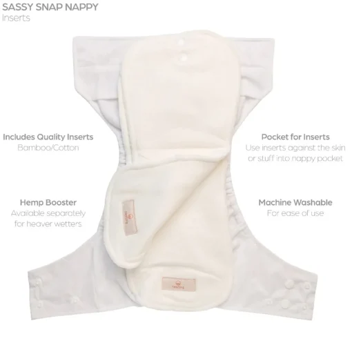 Nappies, Wipes & Wet Bags|Nappies & Training Pants*Nestling Snap Nappy Complete