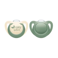 Dummies & Accessories*Nuk for Nature Silicone Soother 2pk