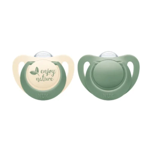 Dummies & Accessories*Nuk for Nature Silicone Soother 2pk