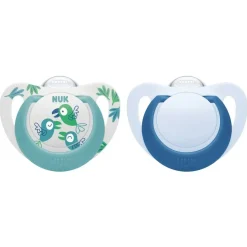 Dummies & Accessories*Nuk Star Silicone Dummies - 2pk