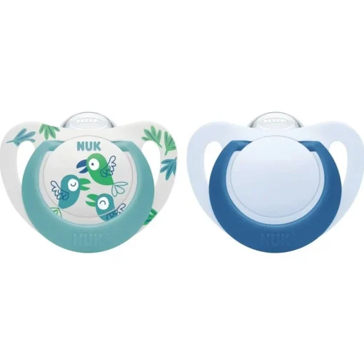 Dummies & Accessories*Nuk Star Silicone Dummies - 2pk