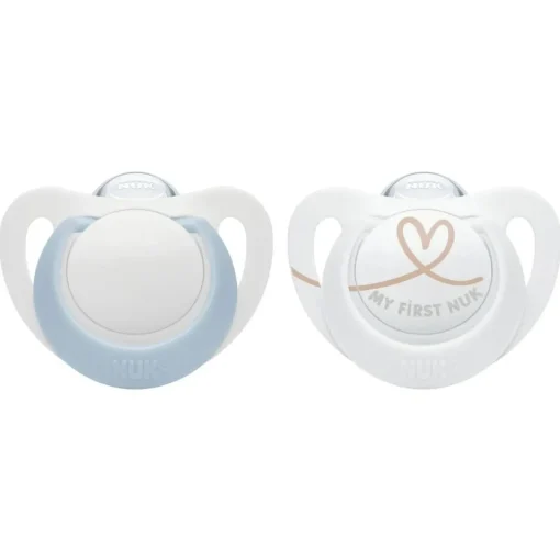 Dummies & Accessories*Nuk Star Silicone Dummies - 2pk