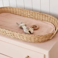 Change Mats & Baskets*Olli Ella Luxe Organic Cotton Liner - Clearance