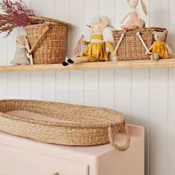 Change Mats & Baskets*Olli Ella Luxe Organic Cotton Liner - Clearance
