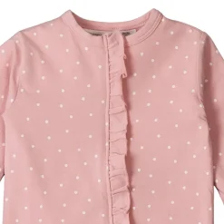 Sleepwear & Pjs*The Sleep Store Organic Cotton Ruffle Zip Suit - Clearance Berry Dot