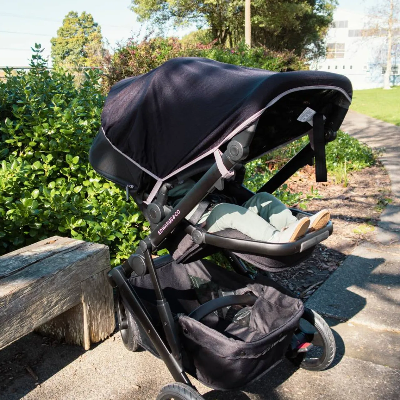Shade & Blackout Blinds|Blackout & Travel Shade*SnoozeShade Original Buggy Blackout Shade Cover - Steel Trim