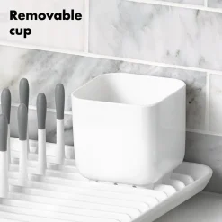 Cleaning & Sterilising*OXO Tot Bottle Drying Rack Grey