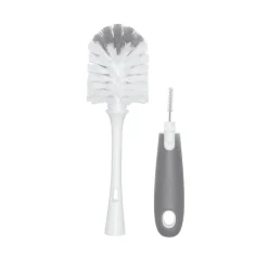 Cleaning & Sterilising*OXO Tot On the Go Drying Rack & Bottle Brush Grey