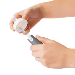 Cleaning & Sterilising*OXO Tot On the Go Drying Rack & Bottle Brush Grey