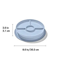 Bowls, Plates & Cutlery*OXO Tot Stick & Stay Suction Divided Plate