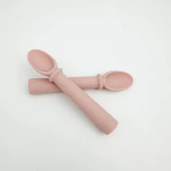 Bowls, Plates & Cutlery|Starting Solids*Petite Eats Silicone Baby Spoons 2pk