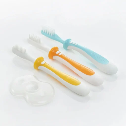 Teeth & Teethers*Pigeon Baby Pigeon - Training Toothbrush Lesson 123 Set