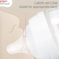 Bottles & Teats*Pigeon Baby Pigeon SoftTouch Wide Neck Bottle PP