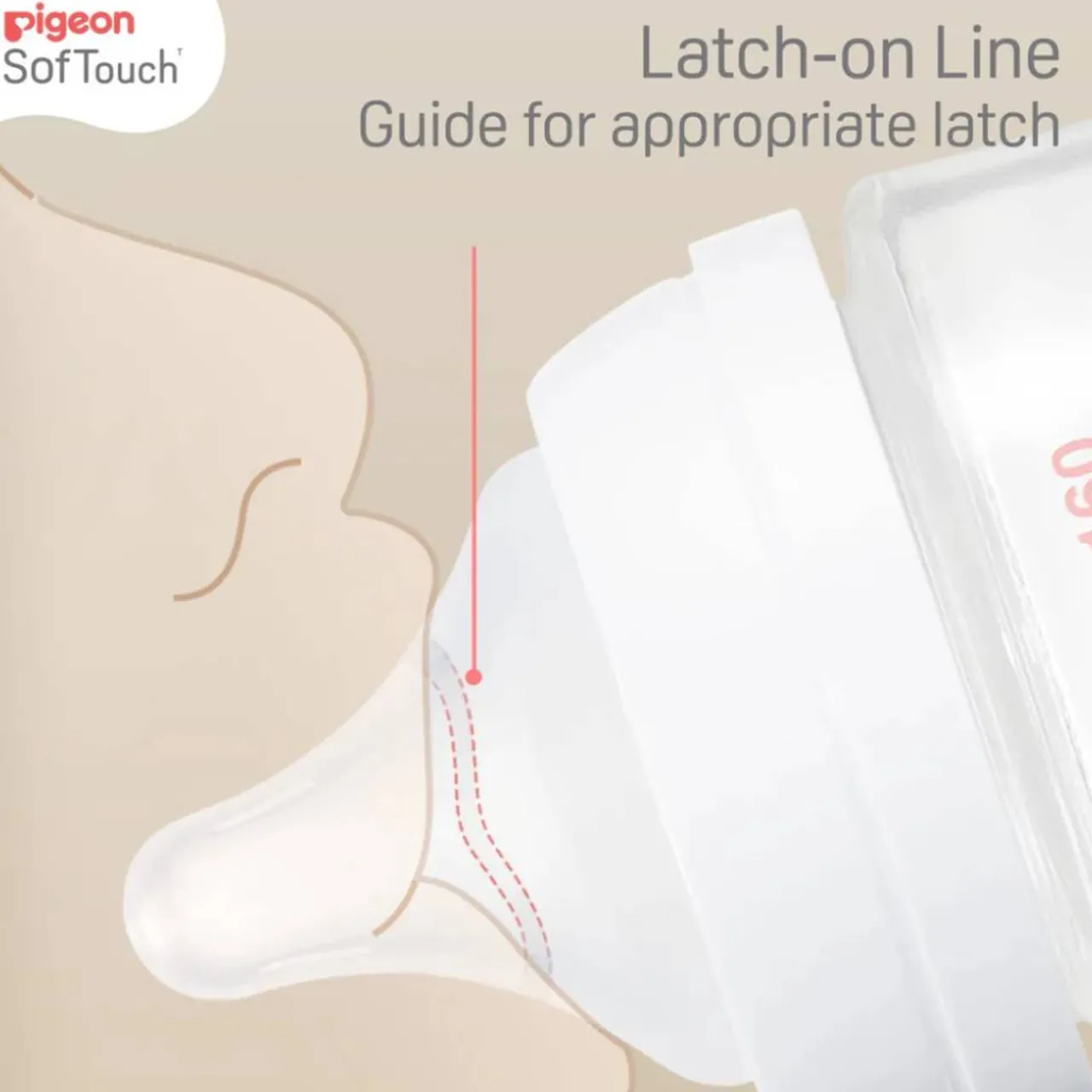 Bottles & Teats*Pigeon Baby Pigeon SoftTouch Wide Neck Bottle PP