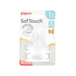 Bottles & Teats*Pigeon Baby Pigeon SoftTouch Wide Neck Teat 2pk