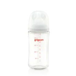 Bottles & Teats*Pigeon Baby Pigeon SoftTouch Wide Neck Bottle Glass