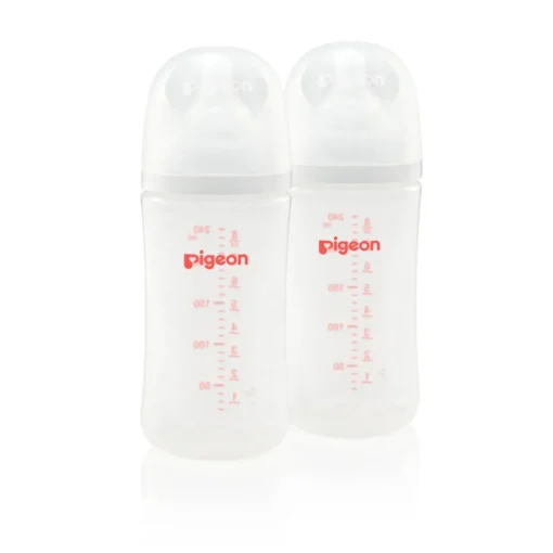 Bottles & Teats*Pigeon Baby Pigeon SoftTouch Wide Neck Bottle PP Twin Pack