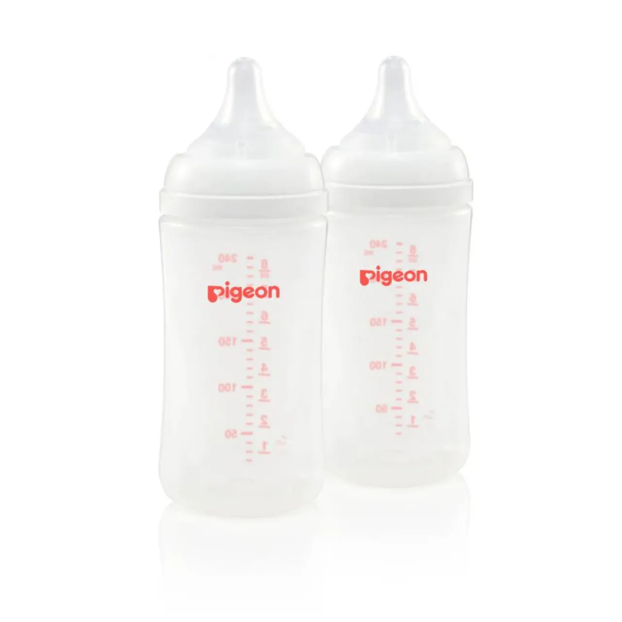 Bottles & Teats*Pigeon Baby Pigeon SoftTouch Wide Neck Bottle PP Twin Pack