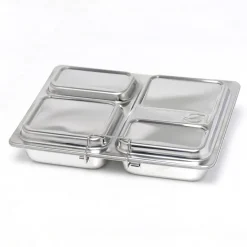 Grown Ups|Lunchboxes, Snackboxes & Snack Bags*PlanetBox Stainless - Launch Steel Lunchbox