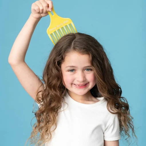 Skincare & Grooming*Pump Haircare Pump Kurly Kidz Curl Detangle Comb Yellow