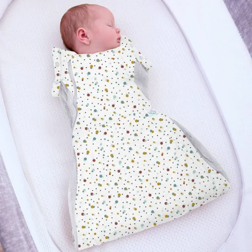 Fitted Swaddles|Summer Sleeping Bags*Purflo Swaddle to Sleep Bag - Lightweight 0.5 tog