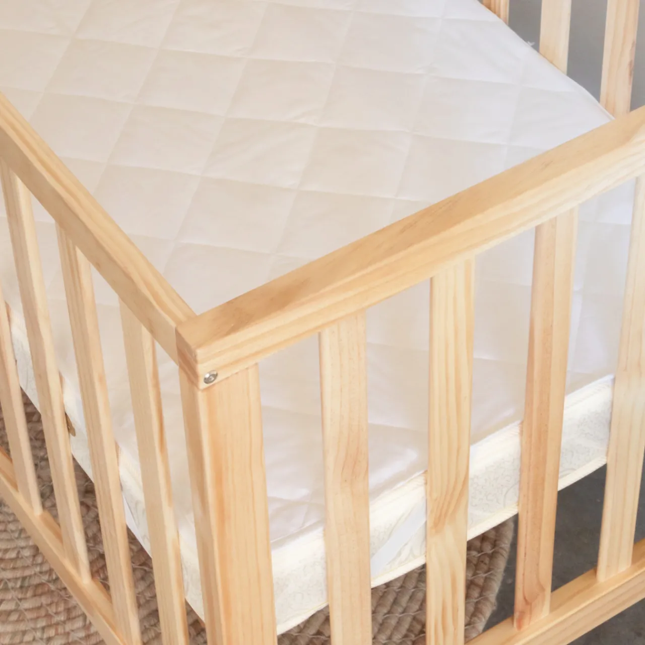 Mattress Protectors & Underlays|Moses Basket Bedding*The Sleep Store Quilted Wool Mattress Cover