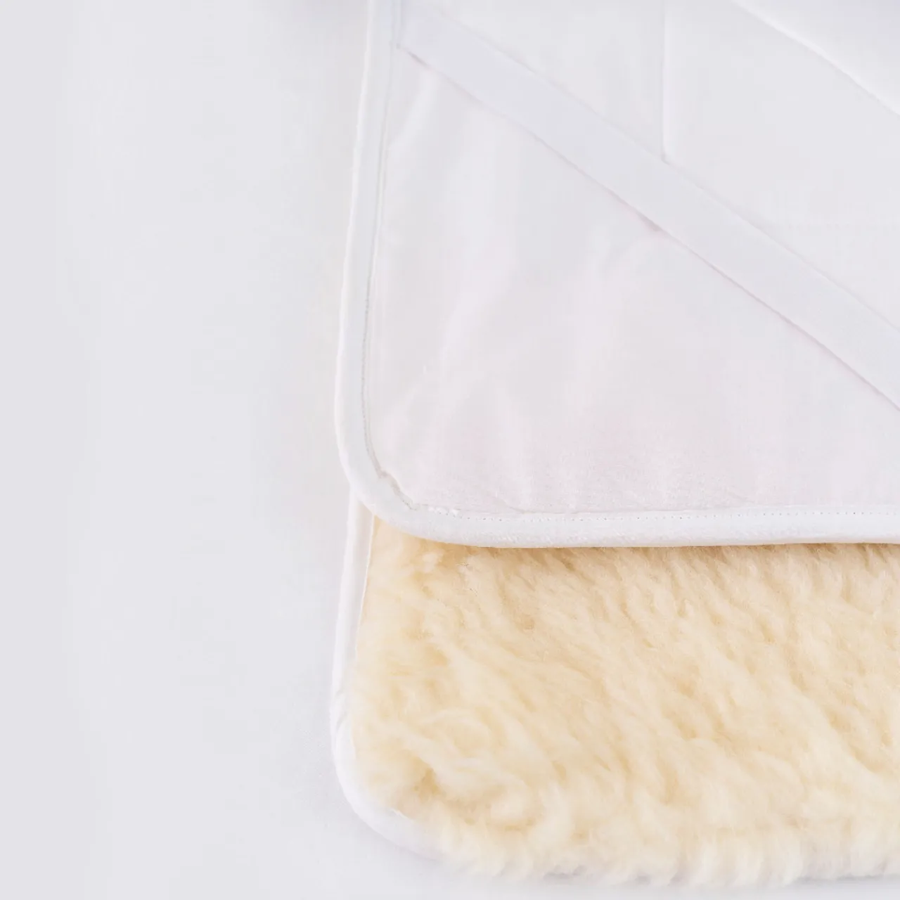 Mattress Protectors & Underlays*The Sleep Store Reversible Quilted Wool Underlay - Cot Size