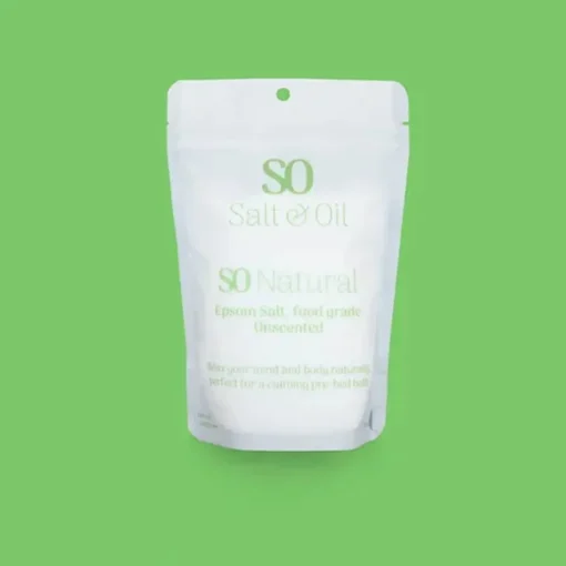 Self-Care|Grown Ups*Salt & Oil - Natural Epsom Salt - Unscented 450g