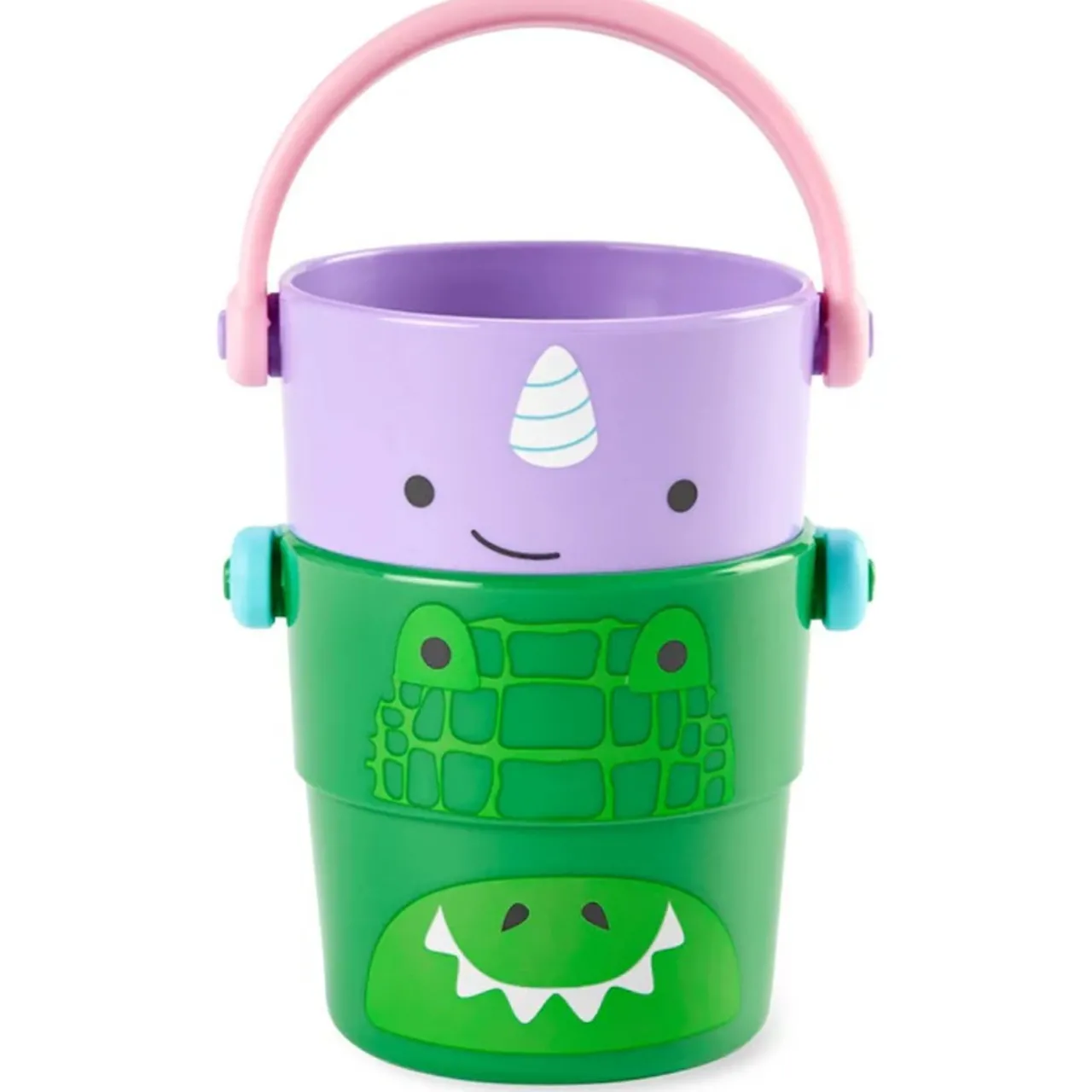 Family Outdoor Essentials|Bath Toys*Skip Hop Zoo Stack & Pour Buckets