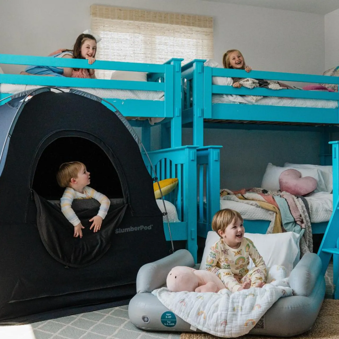 Travel Cots & Beds*Slumberpod SlumberTot Inflatable Travel Bed
