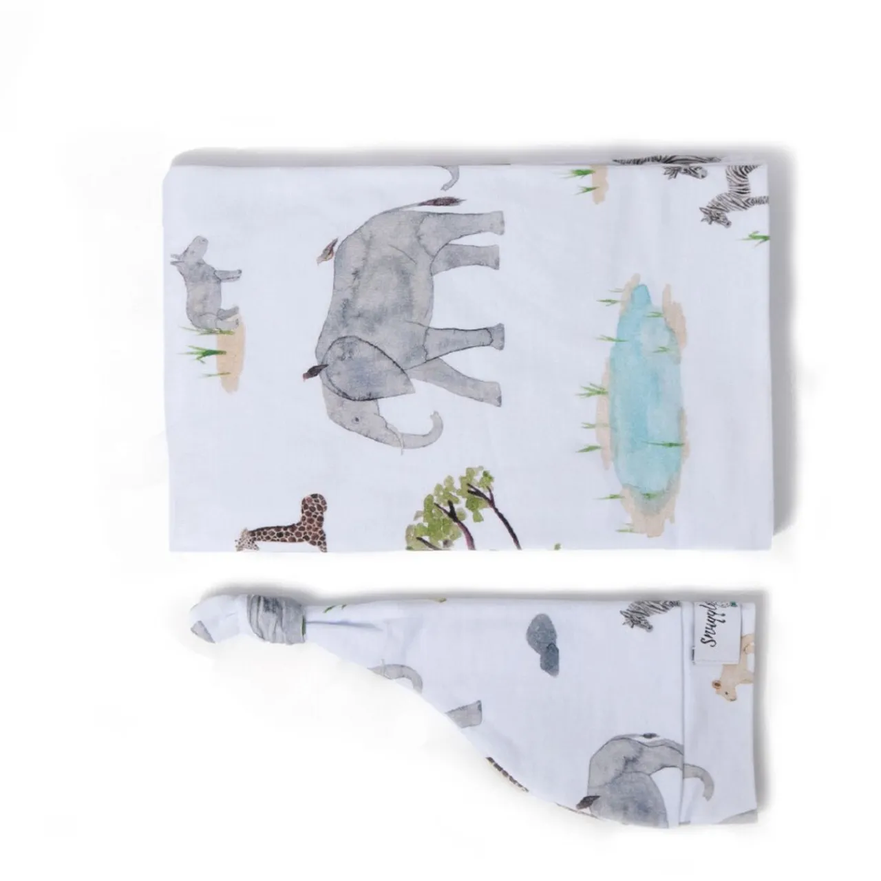 Accessories|Stretch Swaddles/Wraps*Snuggle Hunny Baby Jersey Wrap & Beanie Set