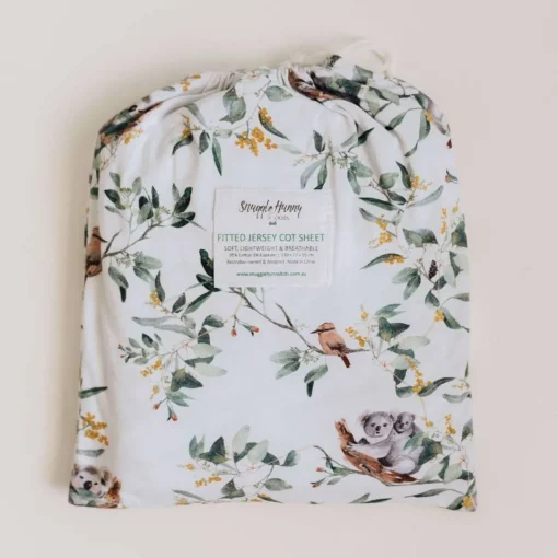 Cot Sheets*Snuggle Hunny Kids Fitted Cot Sheet - 133 x 77cm