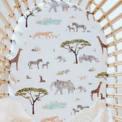 Change Mats & Baskets|Change Tables, Mats & Baskets*Snuggle Hunny Kids Fitted Bassinet Sheet / Change Pad Cover - 80 x 48cm