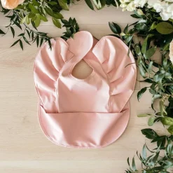 Bibs & Burp Cloths|Starting Solids*Snuggle Hunny Waterproof Snuggle Bib with Frill