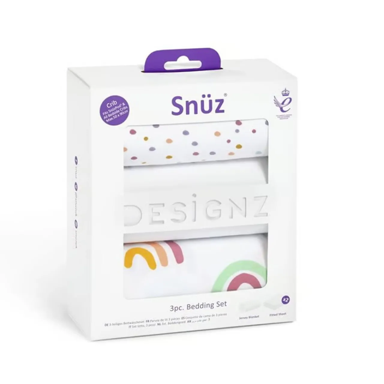 Bassinet & Co-Sleeper Bedding*Snuz Pod 3 Piece Bedding Set