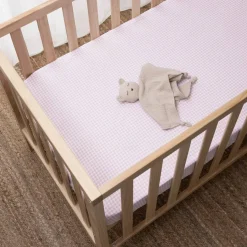 Cot Sheets*Squiggles Cotton Cot Fitted Sheet