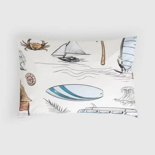 Pillows & Pillowcases*Squiggles Cotton Toddler Pillowcase