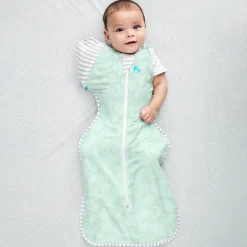 Sleepwear & Pjs|Fitted Swaddles*Love to Dream Swaddle Up 50:50 Transition Bag - Organic 1.0 tog Mint Celestial