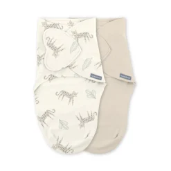 Fitted Swaddles*SwaddleMe by Ingenuity Monogram Collection Stage 1 1.0 tog Swaddle 2pk