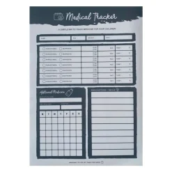 Baby Care*Tags For Good Medical Tracker Fridge Magnet