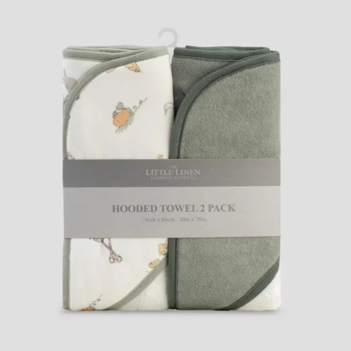 Towels & Facecloths*The Little Linen Company Hooded Towel 2 Pack