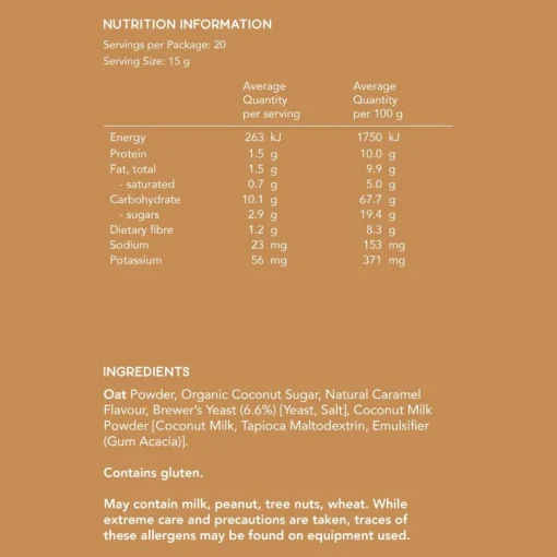 Lactation Support*The Milk Collective Caramel Lactation Drink