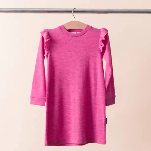 Sleepwear & Pjs|Merino Clothing & Sleepwear*The Sleep Store Deluxe Merino Rib Long Sleeve Nightie Lollipop