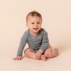 Merino Clothing & Sleepwear|Bodysuits & Singlets*The Sleep Store Deluxe Merino Rib Long Sleeve Bodysuit