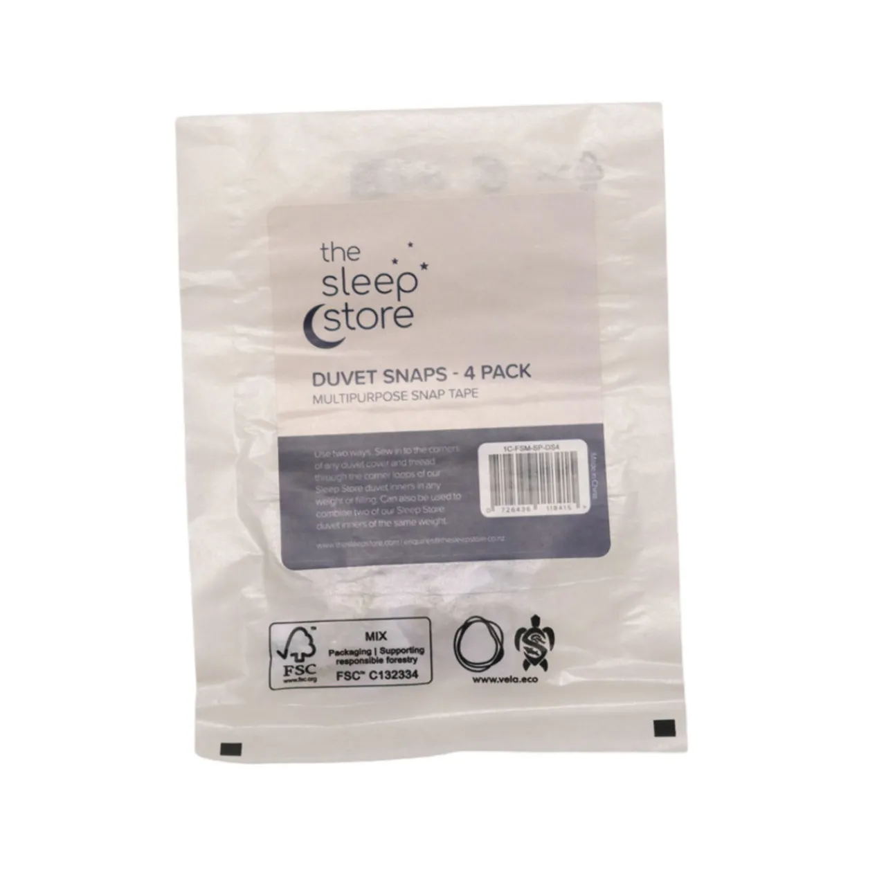 Duvet Inners & Covers*The Sleep Store Duvet Snaps 4pk
